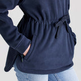 Ridgeline women's Malin Smock Navy, waist tie detail