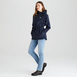 Ridgeline women's Malin Smock Navy, side view