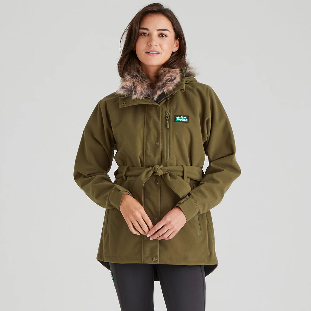 RIDGELINE Womens Monsoon Nordic Jacket - Teak