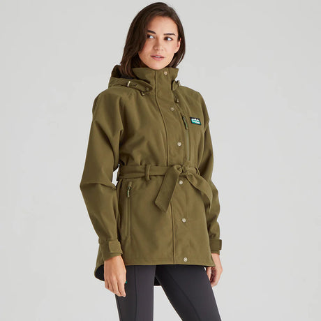 RIDGELINE Womens Monsoon Nordic Jacket - Teak