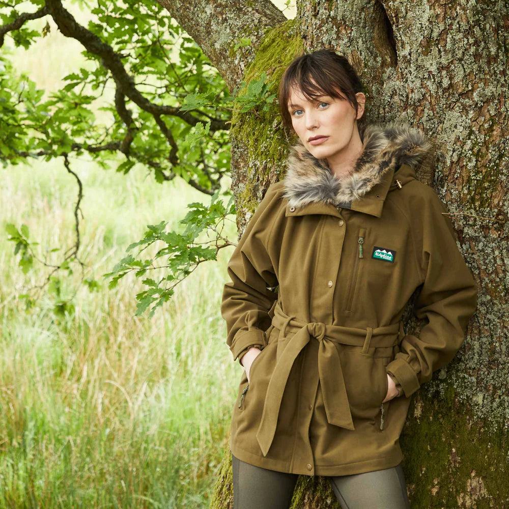 RIDGELINE Womens Monsoon Nordic Jacket - Teak