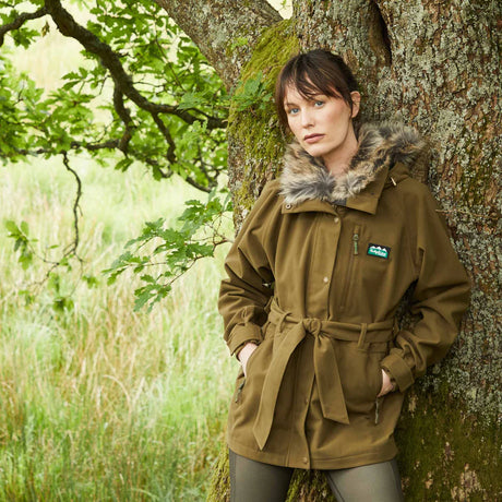 RIDGELINE Womens Monsoon Nordic Jacket - Teak
