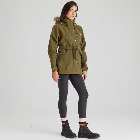 RIDGELINE Womens Monsoon Nordic Jacket - Teak