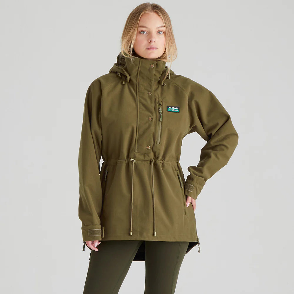 RIDGELINE Womens Monsoon Nordic Smock - Teak