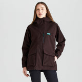Ridgeline women's Rhea Jacket Deep Bark, front view