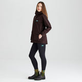 Ridgeline women's Rhea Jacket Deep Bark, side view