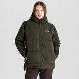 Ridgeline women's Taiga Thermal Jacket Deep Forest, front view