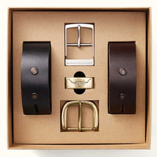 Load image into Gallery viewer, RM WILLIAMS 1.5&quot; Belt Gift Set - Mens - Mid Brown
