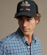 RM Williams R.M.W. Longhorn trucker cap - Black Wash, product view 2