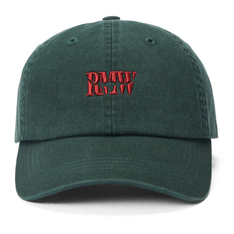 RM Williams Branded Twill Cap - Pine, front view