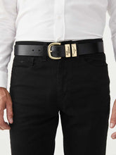 Load image into Gallery viewer, RM WILLIAMS Belt - Men&#39;s CB444 Leather 1.5&quot; 3 Piece - Black
