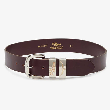 RM WILLIAMS Jerrawa Belt - Men's CB583 Leather 1.5" - Chestnut
