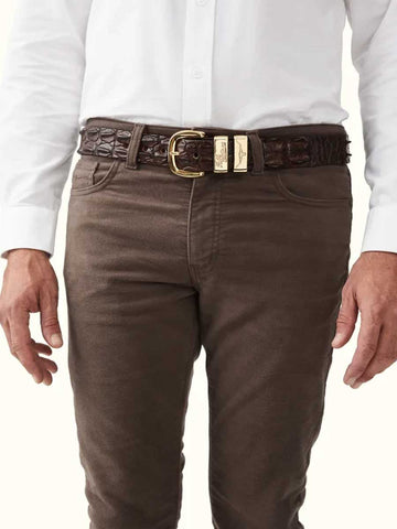 Men's R.M. Williams Crocodile Belt