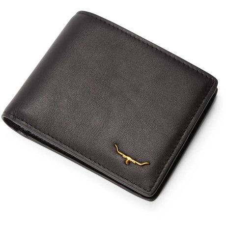 RM WILLIAMS Bi-Fold Wallet with Pocket - Black