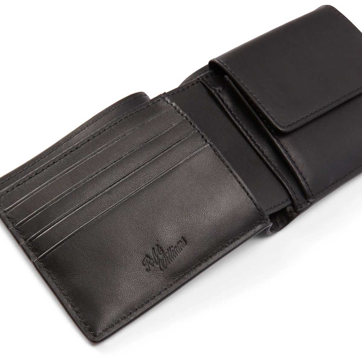 RM WILLIAMS Bi-Fold Wallet with Pocket - Black