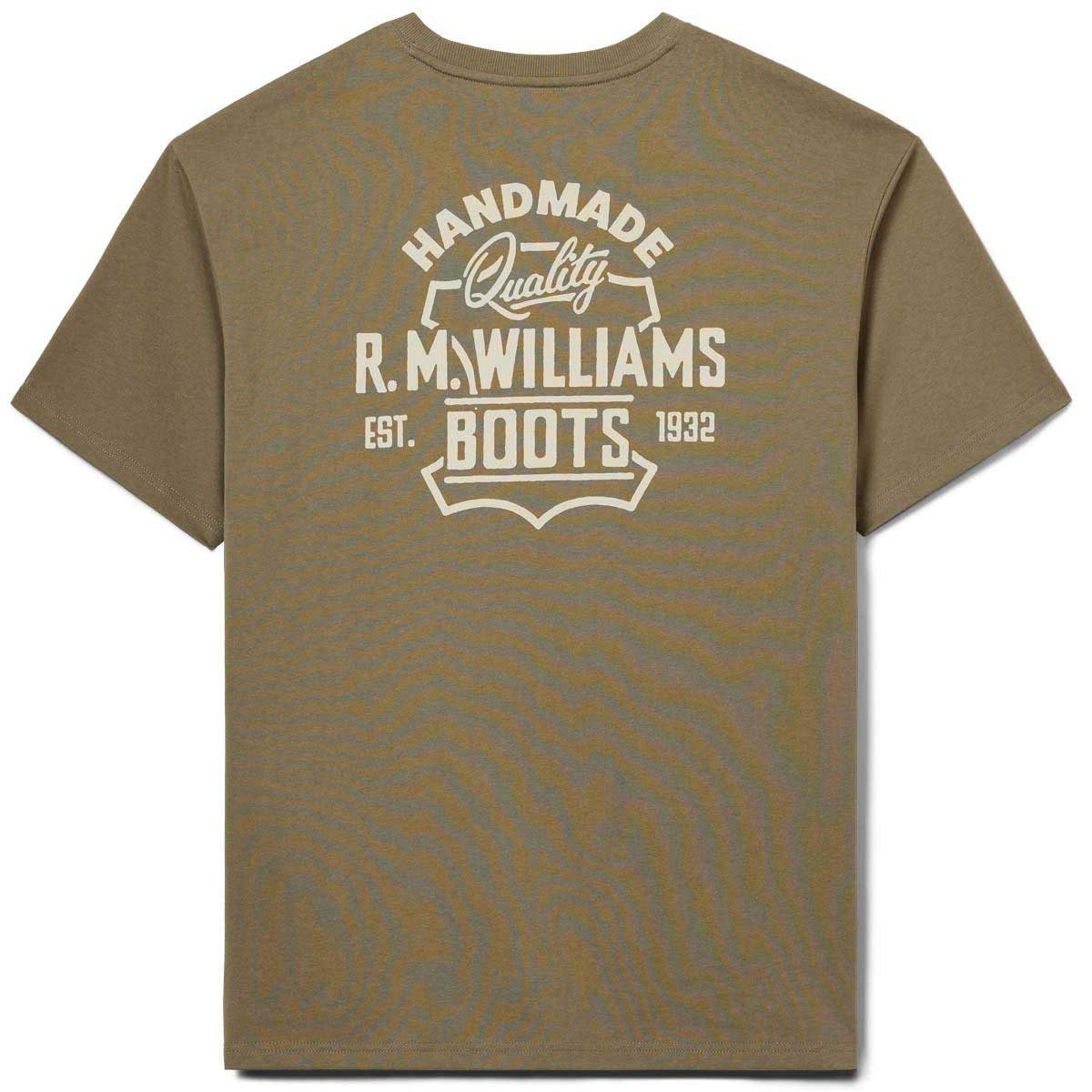 30% OFF RM WILLIAMS Boots T-Shirt - Men's Crew Neck - Sage - Size: Small & XL