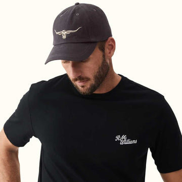 RM WILLIAMS Cap - Longhorn Steers Head Logo - Buckskin – A Farley