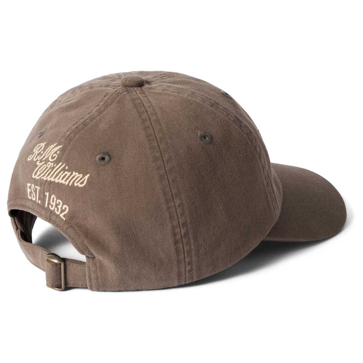 RM WILLIAMS Longhorn Twill Cap - Steers Head Logo - Silt