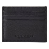 RM Williams Farrier Leather Cardholder - Black, front card slots