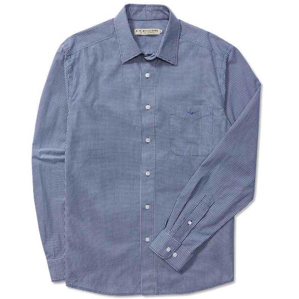 RM WILLIAMS Classic Regular Fit Shirt - Men's - Navy & White Check