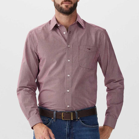 RM WILLIAMS Classic Regular Fit Shirt - Men's - Red Wheat