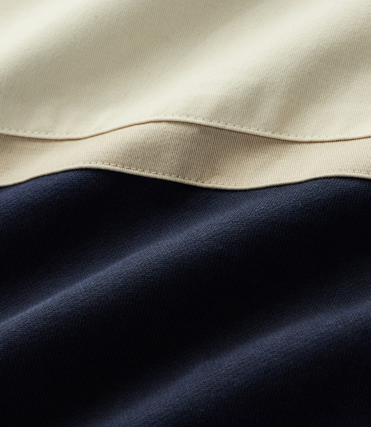 RM Williams Classic R.M.W. Quarter Zip Sweatshirt in Navy - view 6