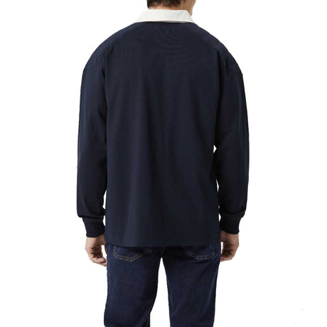 RM WILLIAMS Classic Rugby Shirt - Mens - Navy