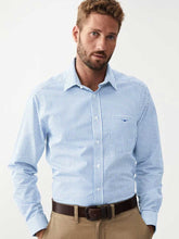 Load image into Gallery viewer, RM WILLIAMS Collins Standard Collar Men&#39;s Shirt - Blue &amp; White Check
