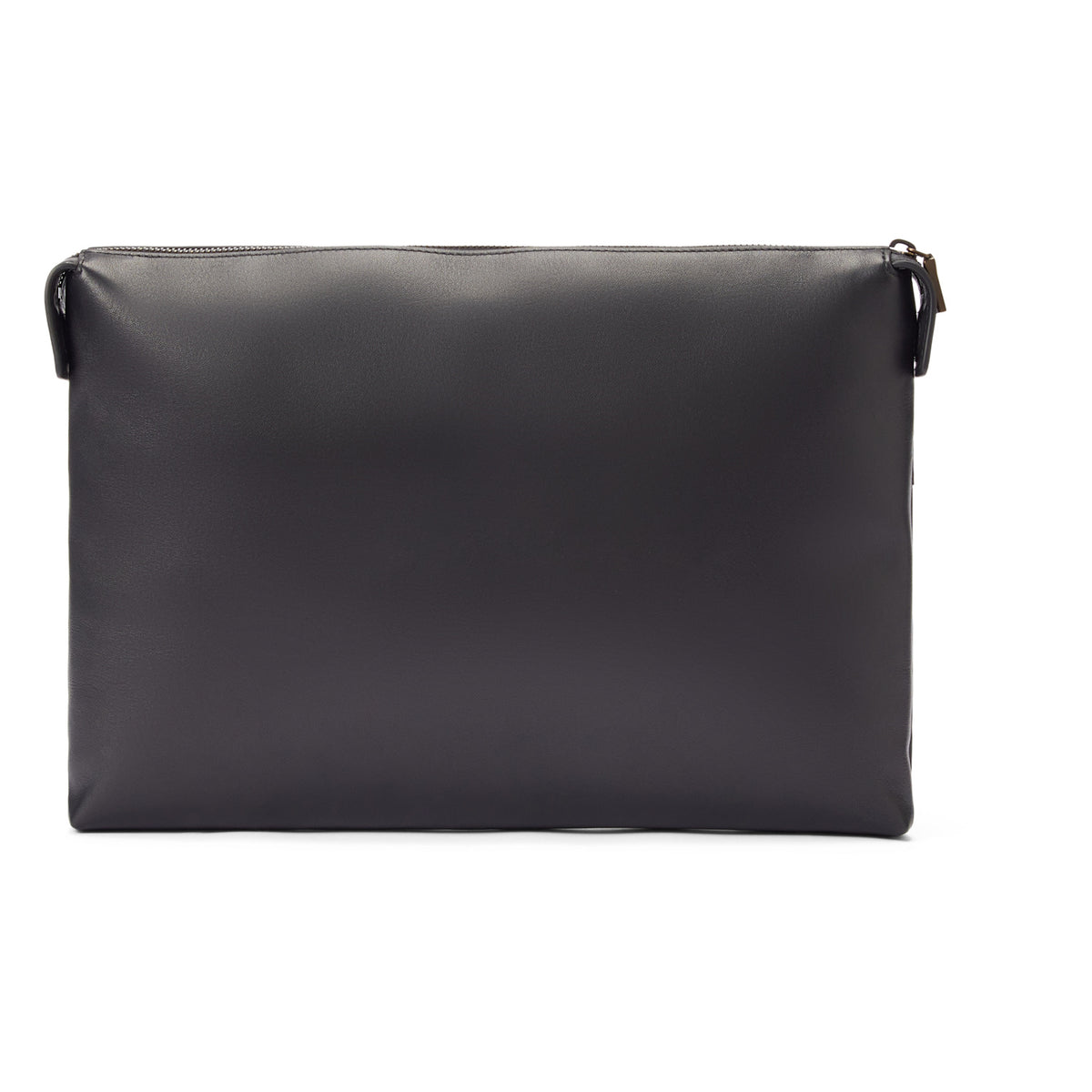 RM Williams Farrier Leather Tech Folio - Black, rear view