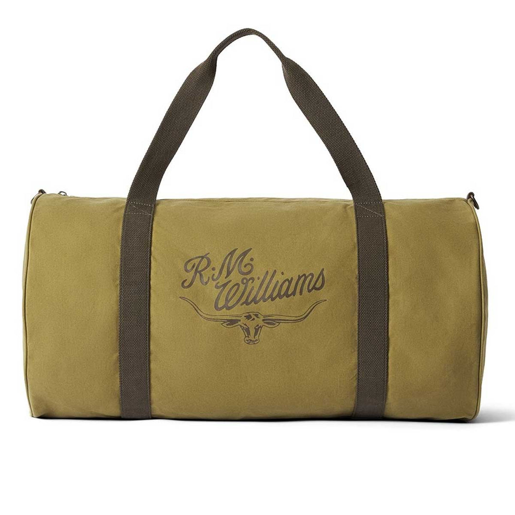 RM WILLIAMS Ditty Bag - Waxed Cotton - Light Olive