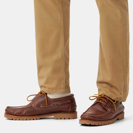 RM WILLIAMS Dockyard Moccasin Boat Shoes - Men's - Brown