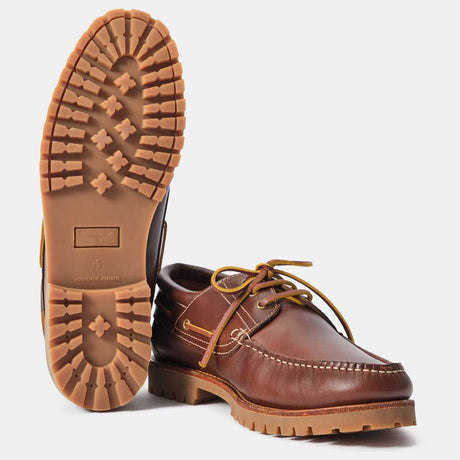 RM WILLIAMS Dockyard Moccasin Boat Shoes - Men's - Brown