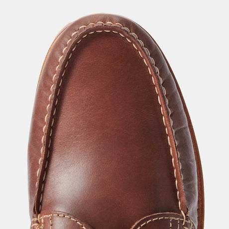 RM WILLIAMS Dockyard Moccasin Boat Shoes - Men's - Brown