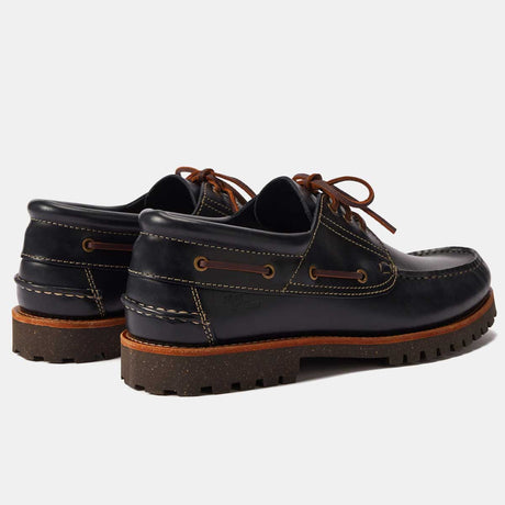 RM WILLIAMS Dockyard Moccasin Boat Shoes - Men's - Navy
