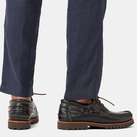 RM WILLIAMS Dockyard Moccasin Boat Shoes - Men's - Navy