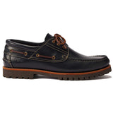 RM WILLIAMS Dockyard Moccasin Boat Shoes - Men's - Navy