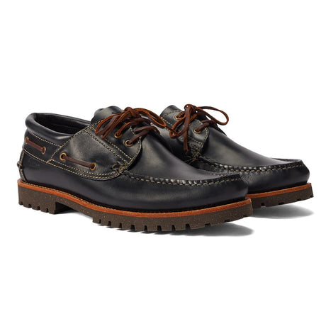 RM WILLIAMS Dockyard Moccasin Boat Shoes - Men's - Navy