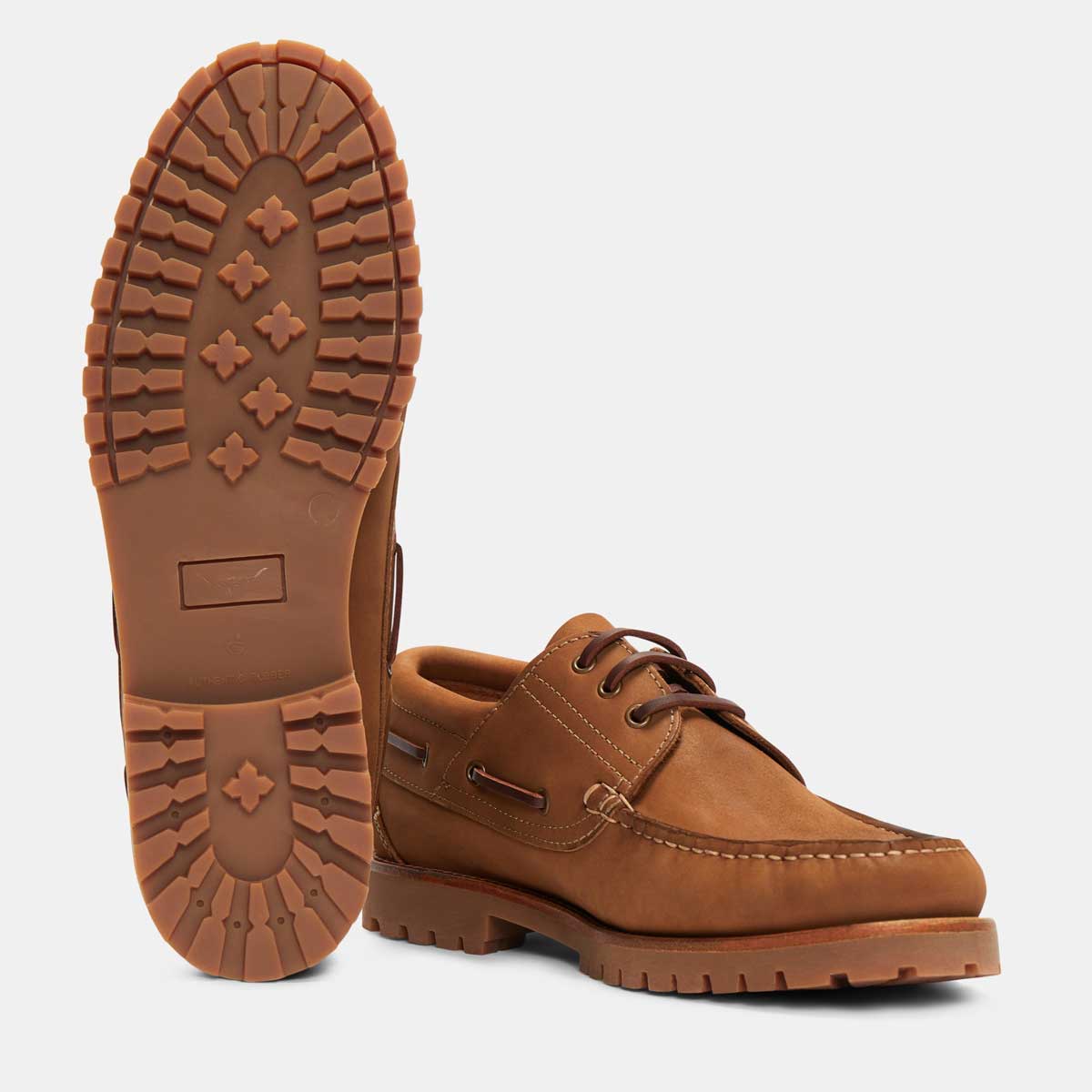 RM WILLIAMS Dockyard Moccasin Boat Shoes - Men's - Tan