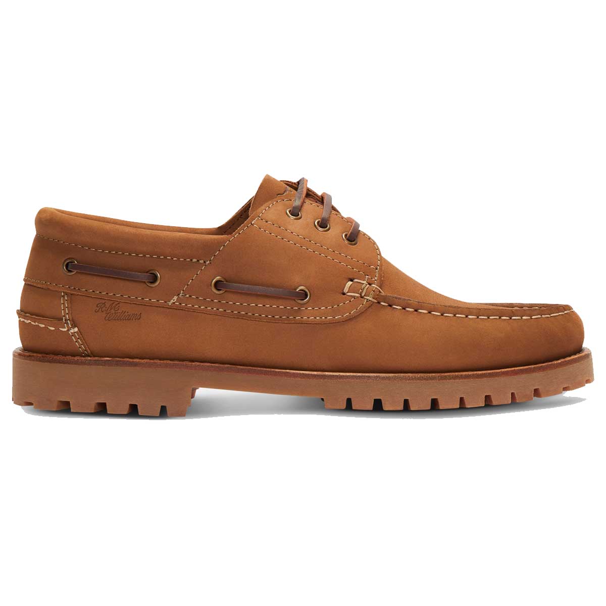 RM WILLIAMS Dockyard Moccasin Boat Shoes - Men's - Tan