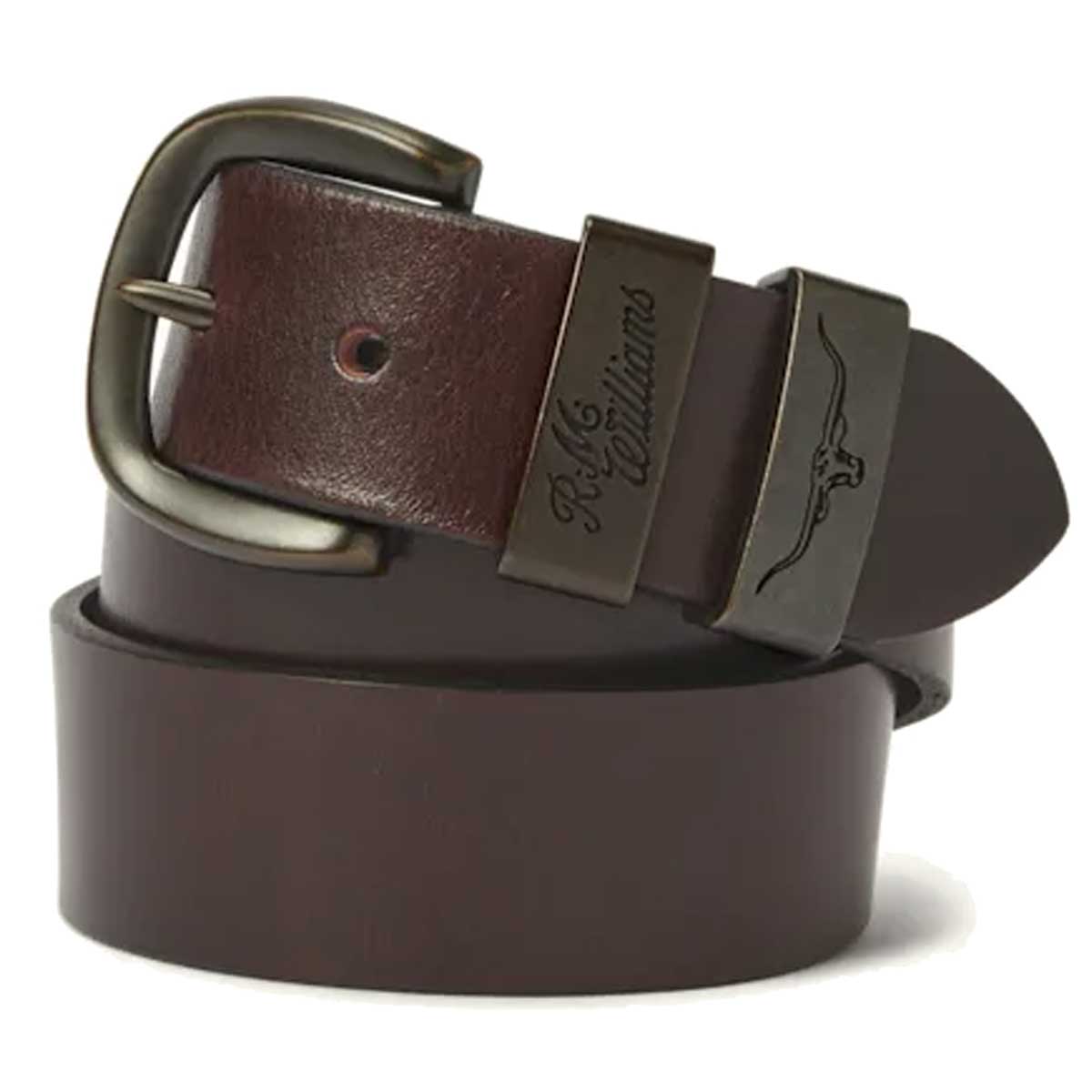 RM WILLIAMS Drover Double Butt Leather Belt 1.5