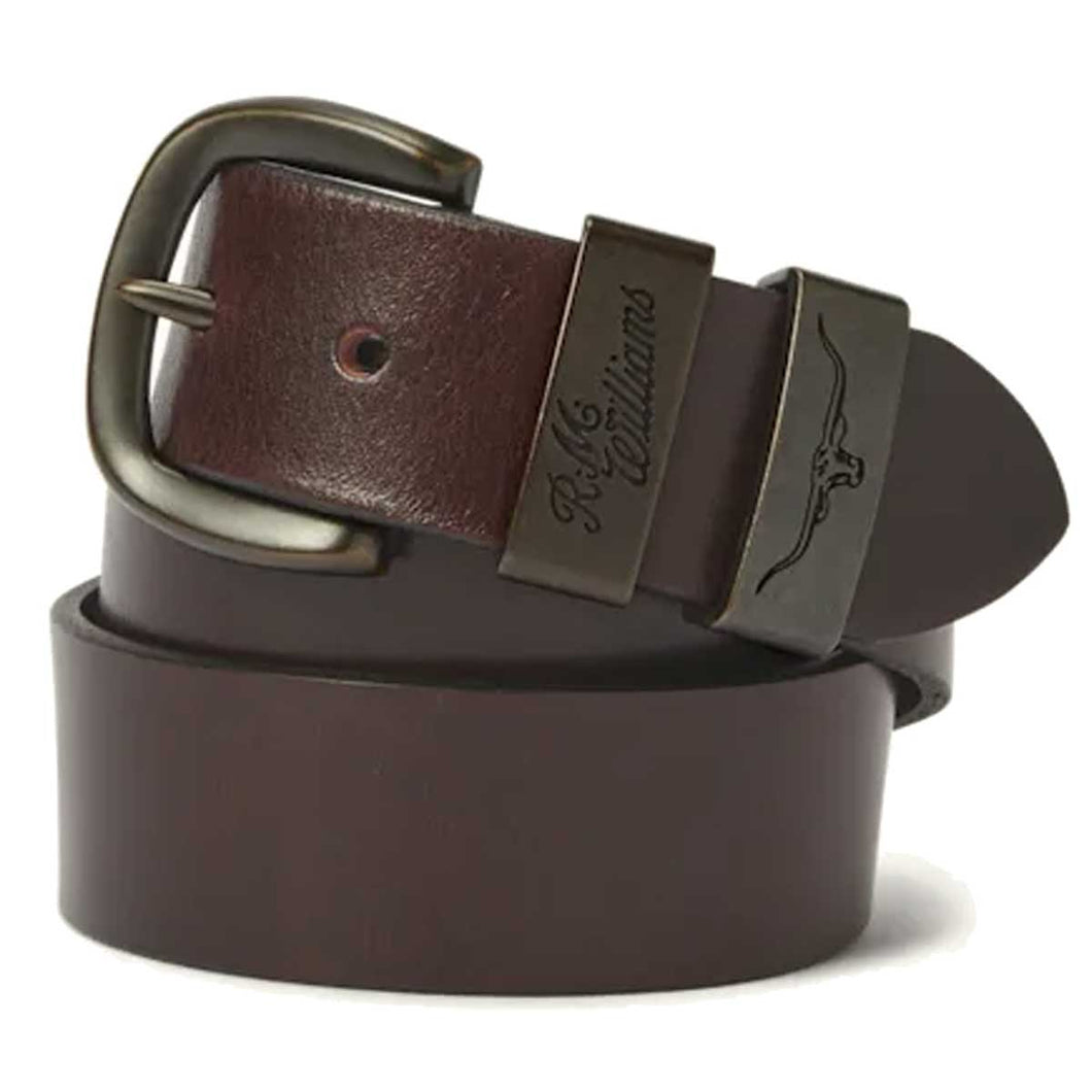 RM WILLIAMS Drover Double Butt Leather Belt 1.5