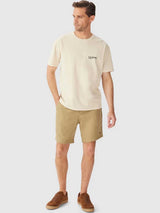 RM WILLIAMS Flinders T-Shirt - Men's Crew Neck - Sand