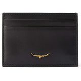 RM WILLIAMS Four Slot Leather Cardholder - Black