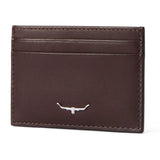 RM WILLIAMS Four Slot Leather Cardholder - Chestnut