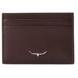RM WILLIAMS Four Slot Leather Cardholder - Chestnut