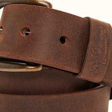 Load image into Gallery viewer, RM WILLIAMS Goodwood Double Butt Leather 1.5&quot; Belt - Mens - Bark
