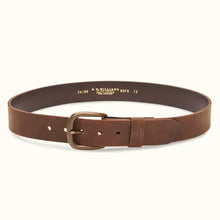 Load image into Gallery viewer, RM WILLIAMS Goodwood Double Butt Leather 1.5&quot; Belt - Mens - Bark
