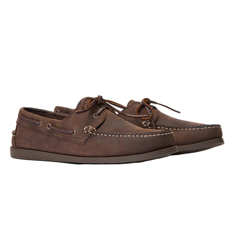 RM WILLIAMS Islet Moccasin Boat Shoes - Men's - Bark