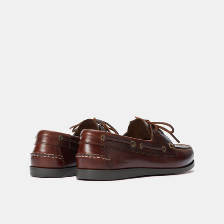 RM WILLIAMS Islet Moccasin Boat Shoes - Men's - Mid Brown