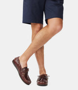 RM WILLIAMS Islet Moccasin Boat Shoes - Men's - Mid Brown